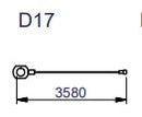 Body-Solid DLEC-SF - Câble D17
