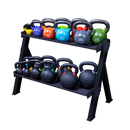 Body-Solid Rack Haltères et Kettlebells 2 niveaux - GDKR100B