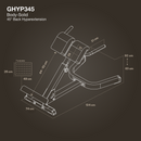 Body-Solid Hyperextension à 45° - GHYP345B