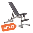 Banc plat/incliné/décliné Outlet Powerline - PFID130X (Retrait uniquement)