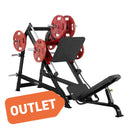 Machine Leg Press à charge de disques Steelflex Plate Load Series - PLDP-BR