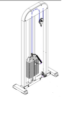 Body-Solid STK - Câble pour pile de poids 2700 mm
