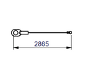 Body-Solid DCLP-SF - Câble en acier, D14 [FDCLPA] CÂBLE EN ACIER (DCLPNW) de 2895 mm