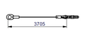 Body-Solid DCLP-SF - Câble en acier, D15, 3705