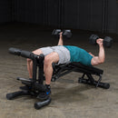 Body-Solid Banc Olympique avec Levier Plat Incliné Décliné - FID46