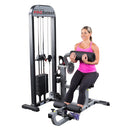 Appareil de musculation abdominale et dorsale Proselect Selectorized - GCAB-STK