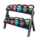 Body-Solid Rack Haltères et Kettlebells 2 niveaux - GDKR100B