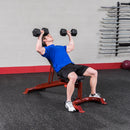 Banc plat, incliné et décliné Body-Solid - GFID100B
