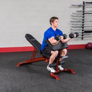 Banc plat, incliné et décliné Body-Solid - GFID100B