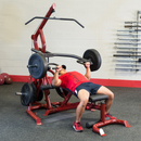 Ensemble d'entraînement d'angle Body-Solid Corner Leverage Gym - GLGS100P4
