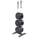 Body-Solid Range Bûches et Support Barre Olympique - GWT56