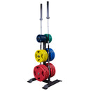 Body-Solid Range Bûches et Support Barre Olympique - GWT56