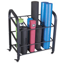 Range de rouleaux en mousse et tapis de yoga Body-Solid GYR500