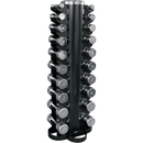 Haltères chromées Bodytrading avec rack CHDUSET